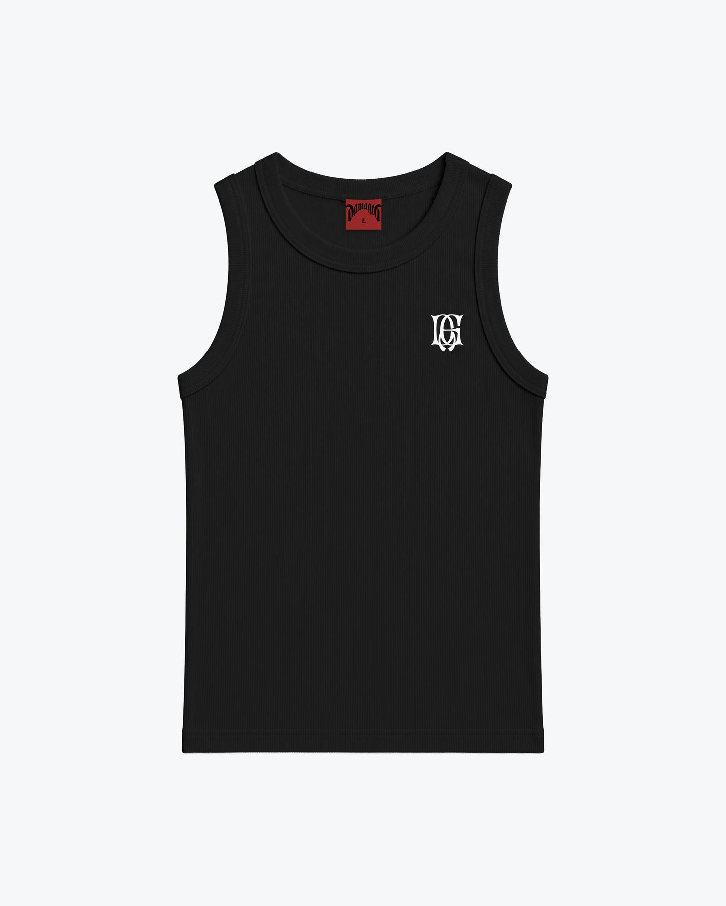Soft Rib Black TankTop