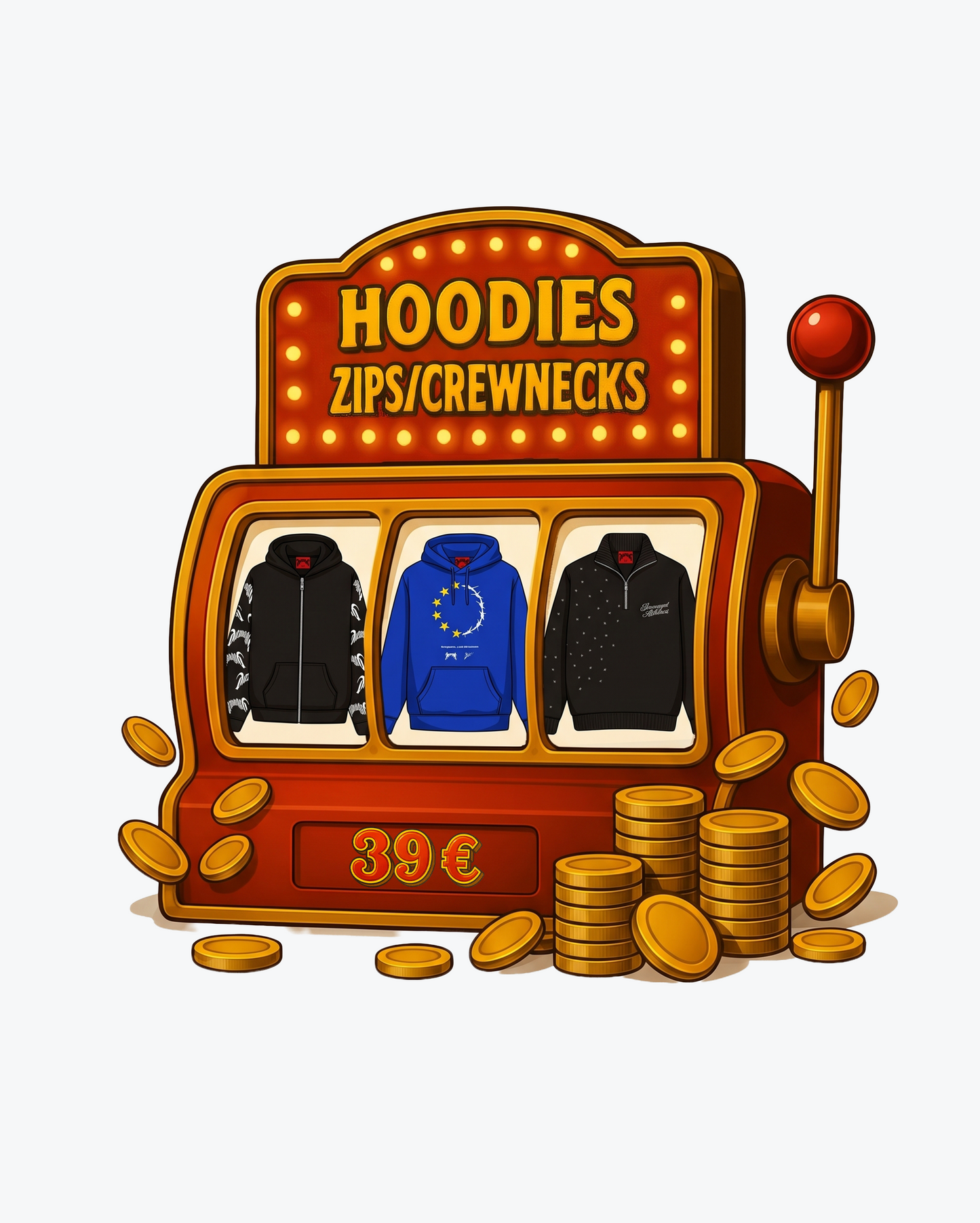 HOODIES/CREWNECKS/HALFZIPS