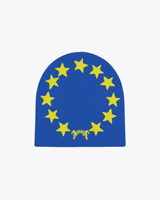 EU Beanie Blue
