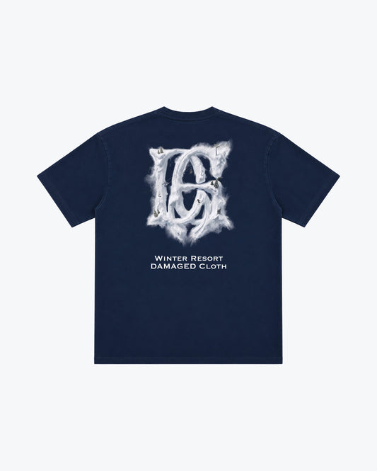 Winter Resort Navy Tee