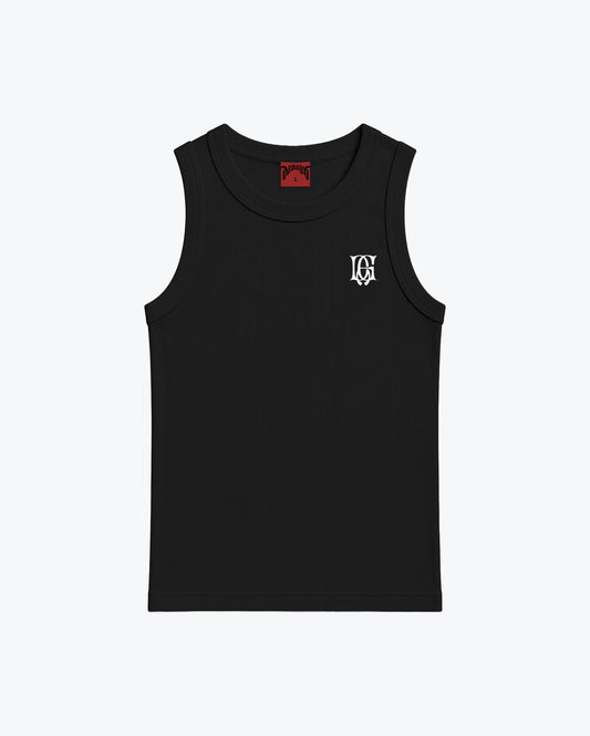 Soft Rib Black TankTop