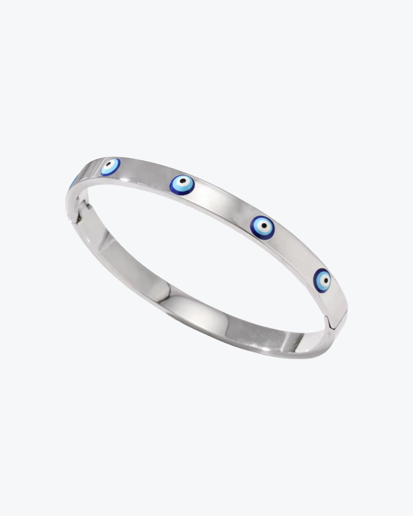 Evil Eye Handcuff Bracelet