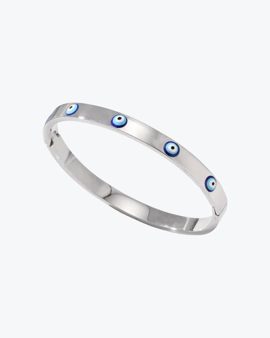 Evil Eye Handcuff Bracelet