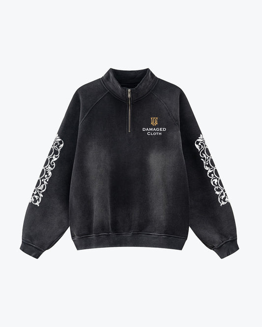 Coastal Half-Zip Black