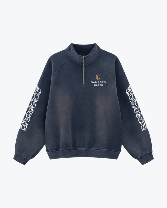Coastal Half-Zip Rich Blue