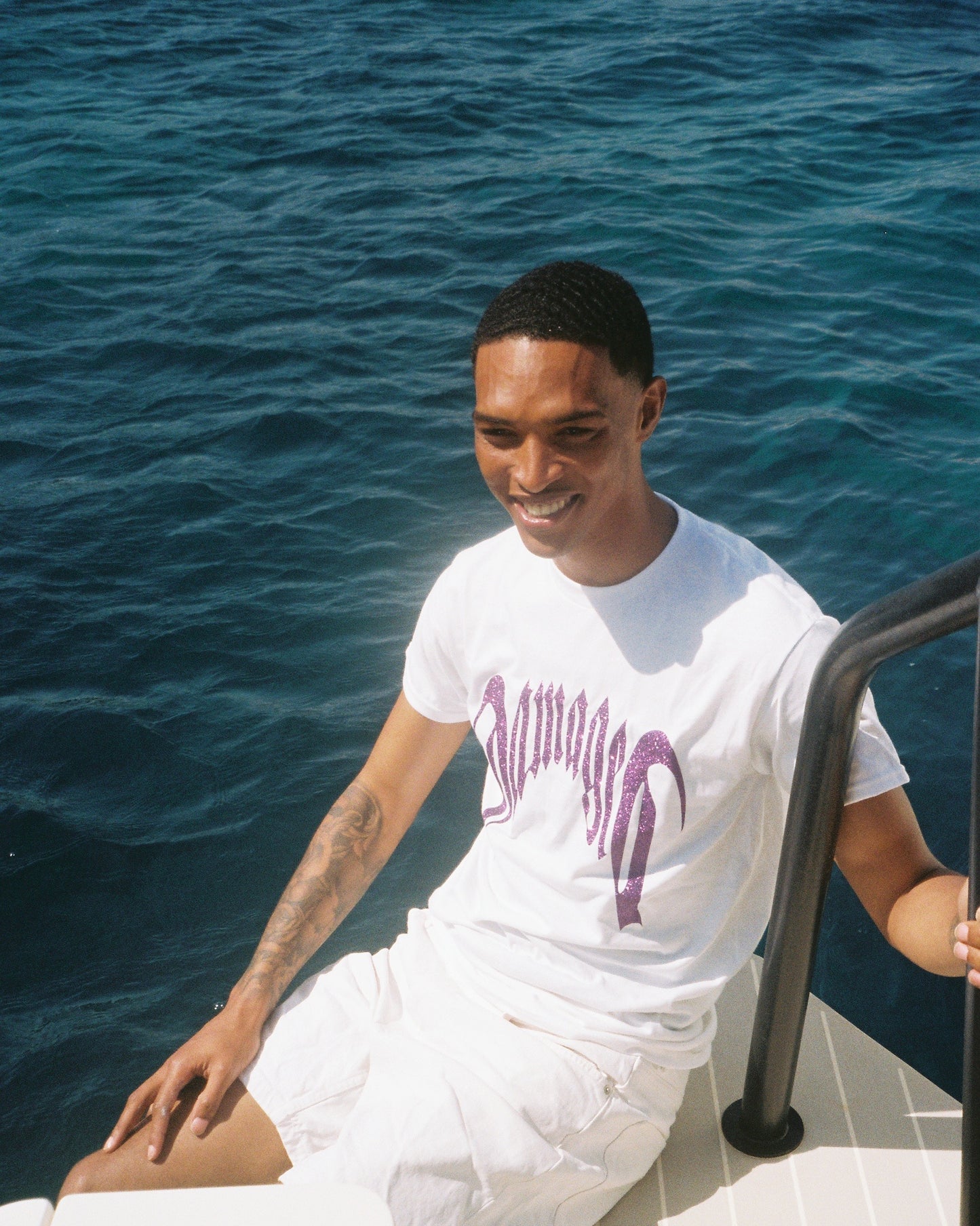 Purple Bustdown Tee
