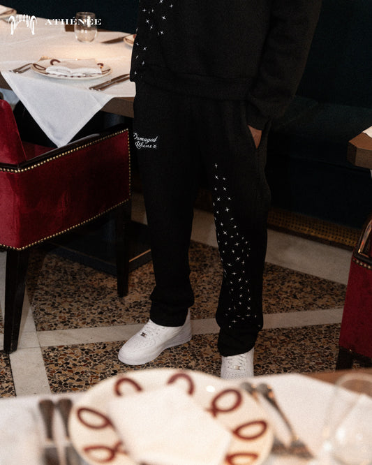 Fallin Stars Sweatpants Black