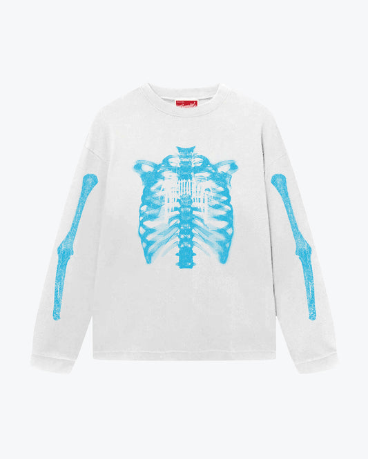 Skeleton Blue Longsleeve