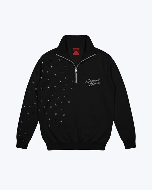 Fallin Stars Quarter-Zip Black