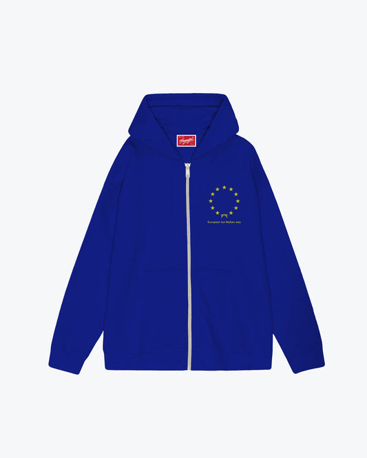 Balkan Blue Hoodie